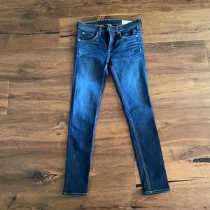 Rag & Bone Ankle Skinny Jeans in Bloo Moon